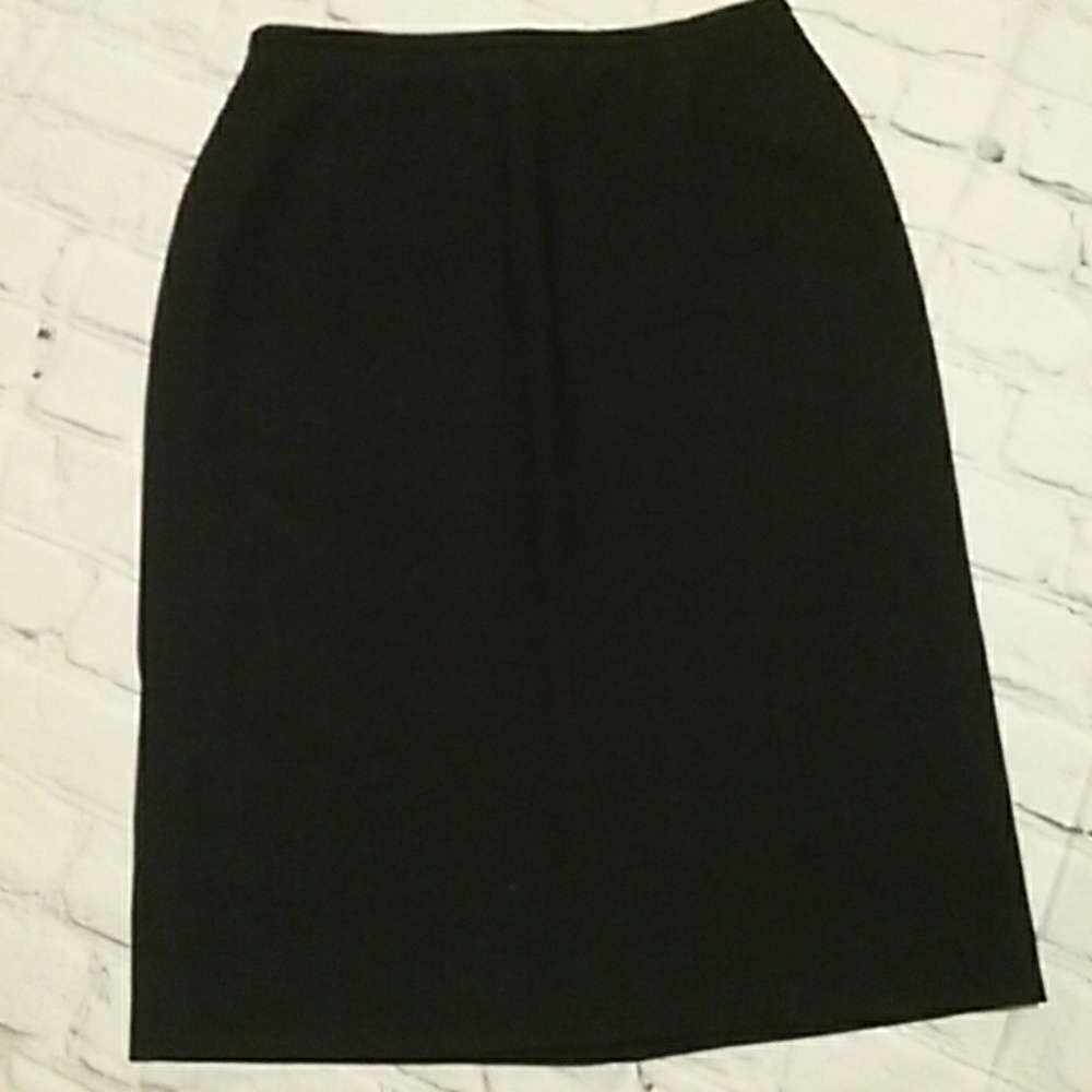 Jones New York Navy Wool Skirt